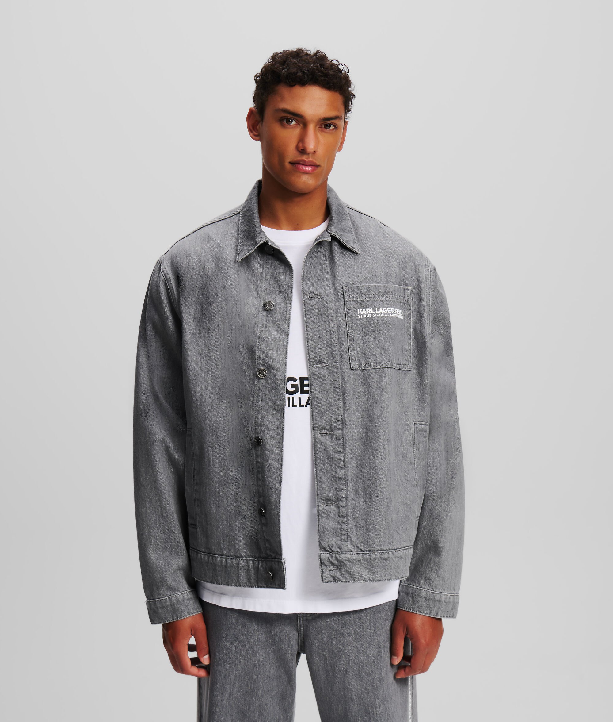 (image for) Cutting-Edge RUE ST-GUILLAUME WASHED DENIM JACKET